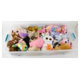 * 38 Ty Toys in Tote