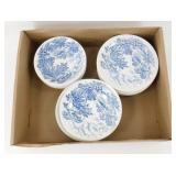 ** Blue Countryside Wedgewood Dishes