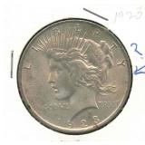 1923 Peace Silver Dollar