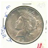 1923 Peace Silver Dollar