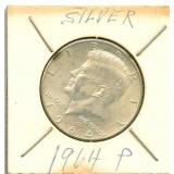 1964-P Kennedy Half Dollar - 90% Silver
