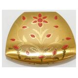 Vintage Elgin Brass Powder Compact