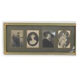 * Green Framed Antique Framed Pictures