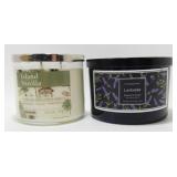* Lot of 2 Jar Candles
