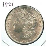 1921 Morgan Silver Dollar