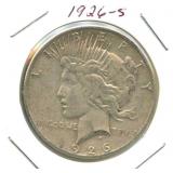1926-S Peace Silver Dollar