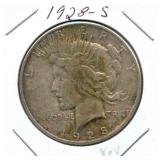 1928-S Peace Silver Dollar