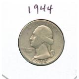1944 Washington Silver Quarter