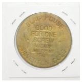 Blair House $3 Brothel Token - Silverton Colorado