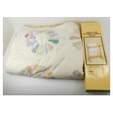 * Quilt & Rack - Slight Stain on Quilt