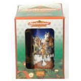 * NIB 1998 Budweiser Holiday Stein