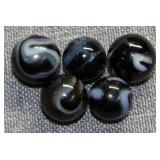 (5) Vintage Marbles