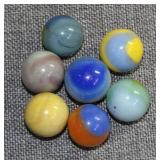 (7) Vintage Marbles