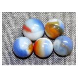 (5) Vintage Marbles