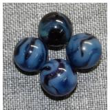 (4) Vacor Samurai Glass Marbles?