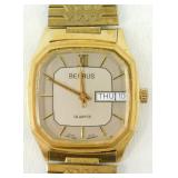 Vintage Benrus Gold Tone Menï¿½s Watch - Working