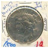 1927 Peace Silver Dollar