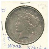1926-D Peace Silver Dollar