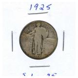 1925 Standing Liberty Silver Quarter