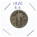 1926 Standing Liberty Silver Quarter