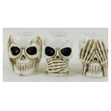 * New Monkey See Monkey Do Skeleton Decorations