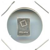Valcambi Suisse 1 gram .999 Fine Silver Bar