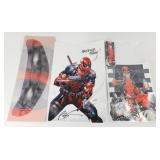 * Signed Deadpool Art and Poster with Car Decal?