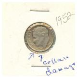 1952-S Roosevelt Silver Dime