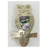 Vintage Mexico Sterling and Abalone Shell Inlay