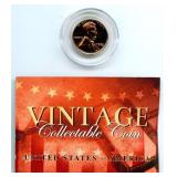 22KT Rose Gold Plated 1943 Wheat Cent w/COA