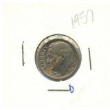 1957-D Roosevelt Silver Dime