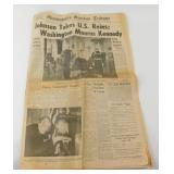 Minneapolis Sunday Tribune from 11/24/63