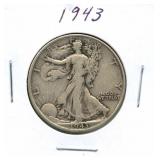 1943 Walking Liberty Silver Half Dollar