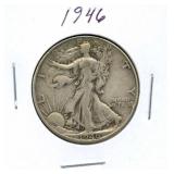 1946 Walking Liberty Silver Half Dollar