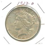 1923-D Peace Silver Dollar