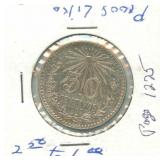1939 Mexico Silver 50 Centavos