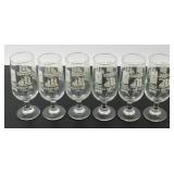 * 5 Stemmed Special Export Glasses
