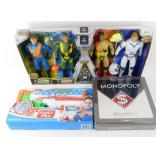 * New 4-pk of Action Figures Toys, X-Shot Gun & a