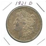 1921-D Morgan Silver Dollar