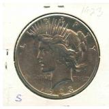 1923-S Peace Silver Dollar