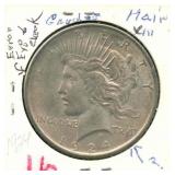 1924 Peace Silver Dollar