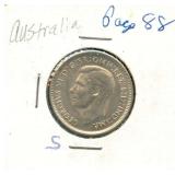 1943-S Australian Silver Shilling