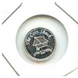 One Gram ï¿½The Coin Shackï¿½ .999 Fine Silver Round