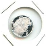 One Gram Silver Round ï¿½Lionï¿½ - 999 Fine Silver -