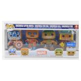 New Funko POP! Marvel Gingerbread 4 Pack -