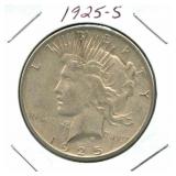 1925-S Peace Silver Dollar