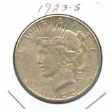 1923-S Peace Silver Dollar