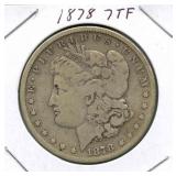 1878 Morgan Silver Dollar - 7 Tail Feathers,