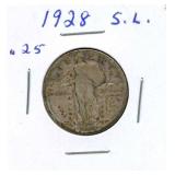 1928 Standing Liberty Silver Quarter