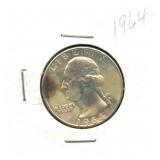1964 Washington Silver Quarter